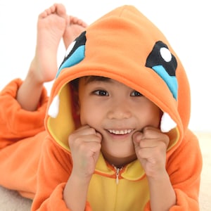 Orange Fire Dragon Costume