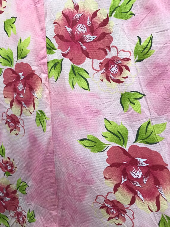 MEGA SALE !! Vintage 70s Yukata Cotton Kimono Jap… - image 8