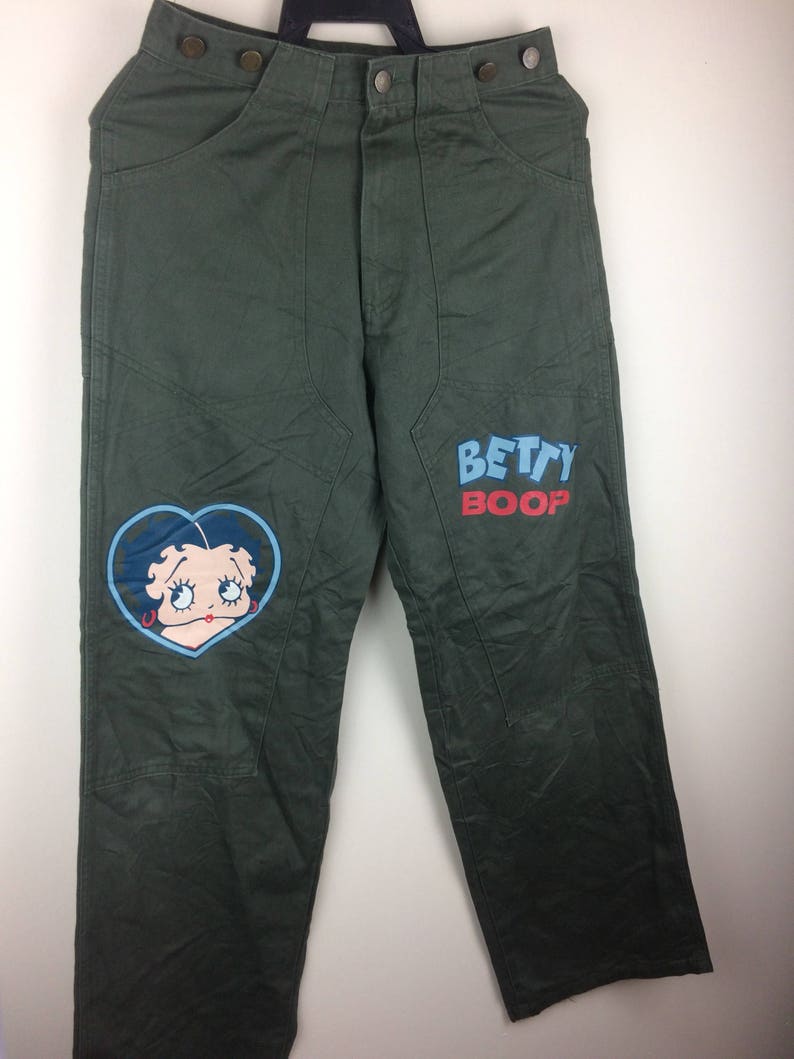 Betty Boop Pants Nice Print Rare Design Cartoon Movie MEGA SALE !