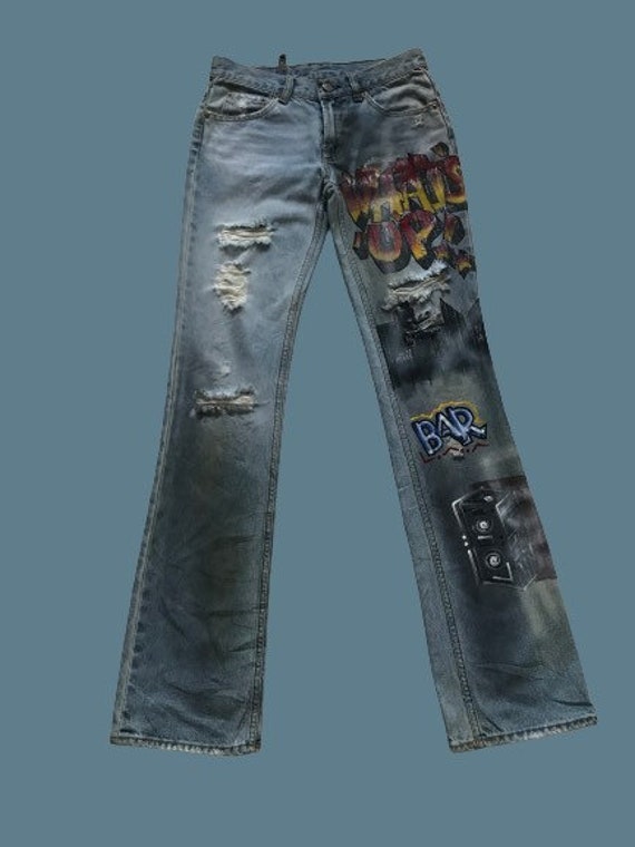 MEGA SALE !! Sz 28” Jormangs Distressed Jeans Nic… - image 1