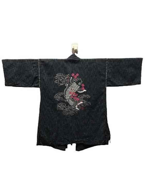 MEGA SALE !! Vintage 70s Jinbei Kimono Japanese T… - image 1