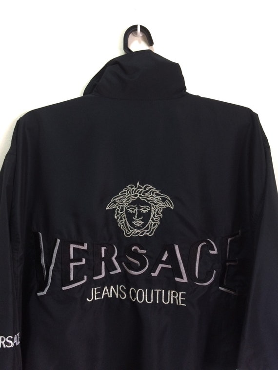 Jeans Logo Vente Chaude Couture Versace Medusa Brodé HwgqS4
