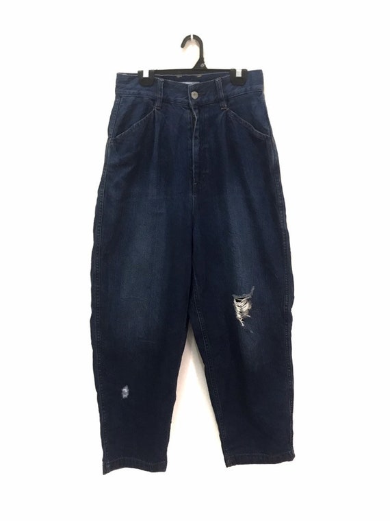 RIOTMACHINE Childplot Denim Jacket Sherpa Lining Japanese Designer Distressed Design MEGA SALE !