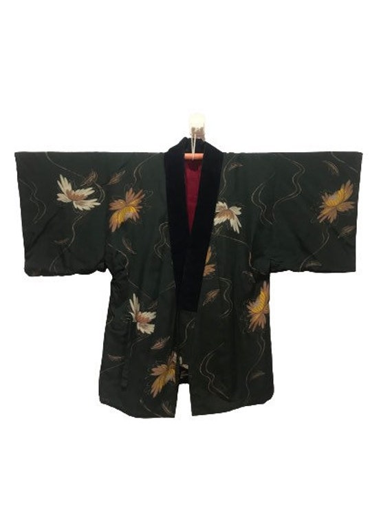 Japanese Hanten Padded Kimono Warm Wear Jacket Japan Traditional Clothing PG10