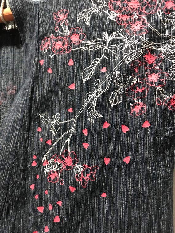 MEGA SALE !! Vintage 70s Jinbei Kimono Japanese T… - image 6