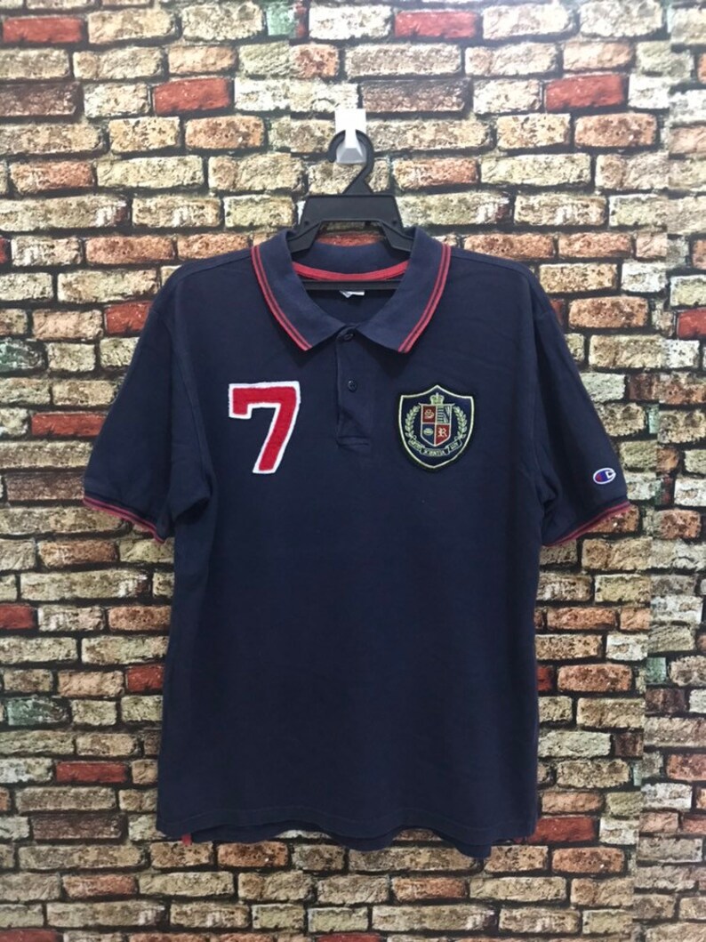 MEGA SALE ! Champion Polos Shirt Sportwear Brand Small Logo