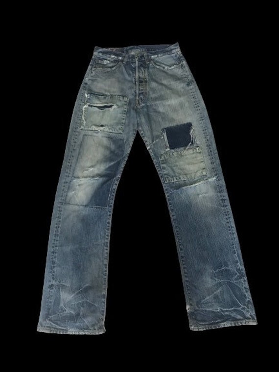 Byemrt Distressed Jeans Japanese 