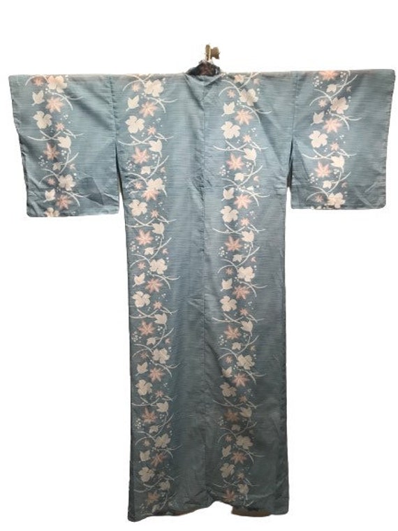 MEGA SALE !! Vintage 70s Yukata Kimono Transparen… - image 2