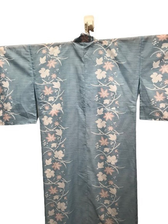 MEGA SALE !! Vintage 70s Yukata Kimono Transparen… - image 5