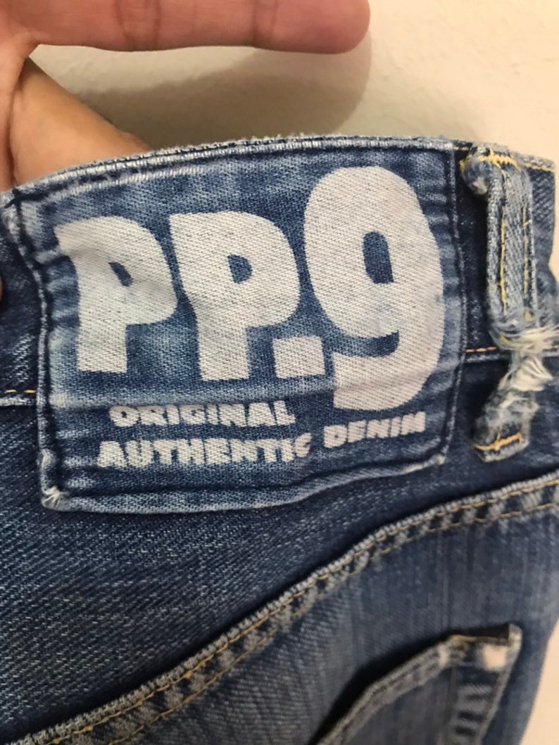 MEGA SALE ! H.R Market Denim Jeans Selvedge Distressed Design Japanese Brand