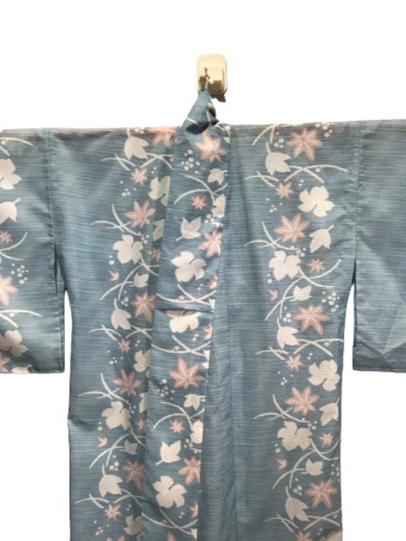 MEGA SALE !! Vintage 70s Yukata Kimono Transparen… - image 4