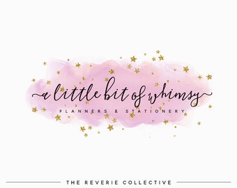 watercolor logo etsy