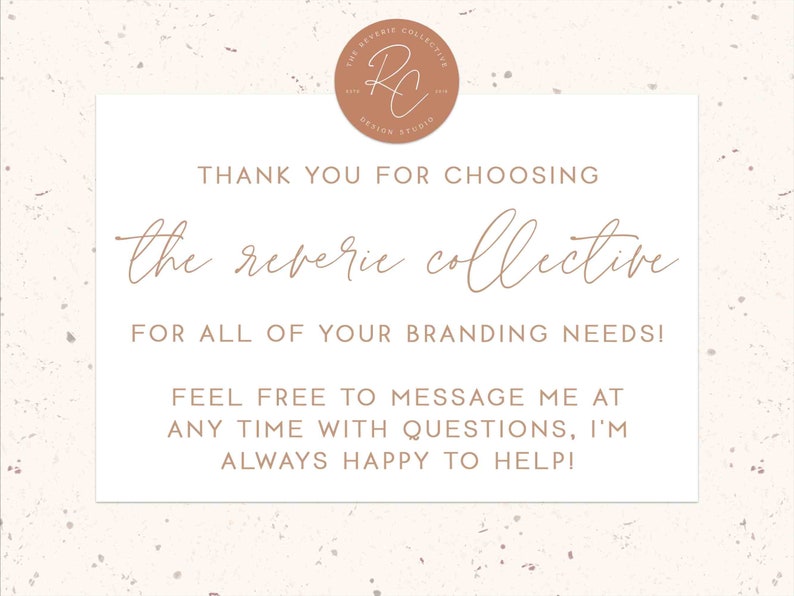 Watercolor Woman Silhouette Logo, Premade Feminine Branding Design, Boho Nature Forest Boutique Photography Salon Marketing Kit image 6