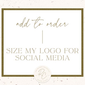 Social Media Kit - A La Carte Option - Premade Logo Design, Custom Logo Design, Social Media, Branding, Instagram Template, Graphic Design