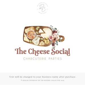 Charcuterie Board Premade Logo Design: Food & Catering