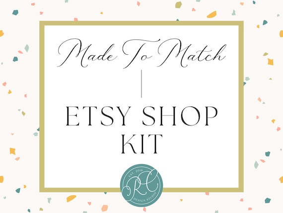 Etsy Shop Kit, Seller Branding Bundle, Storefront Graphics Package, Custom Banner Design, Business Marketing Suite, Handmade Boutique Assets
