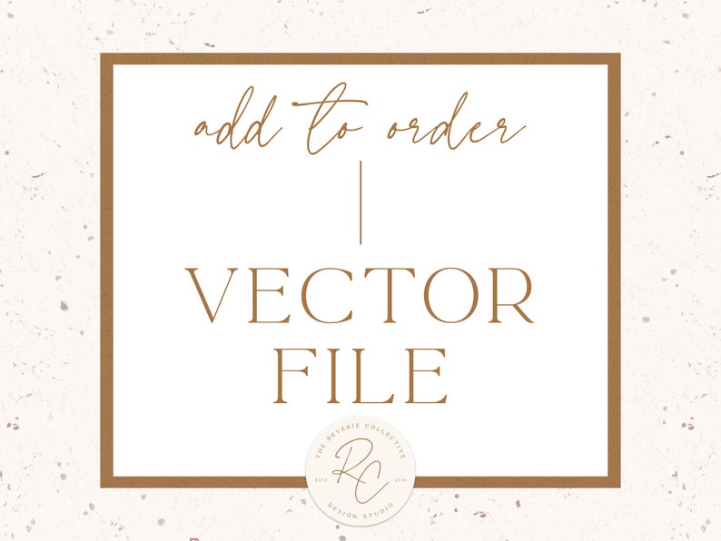 Vector File Add On A La Carte Option Premade Logo Design, Custom Logo Design, Social Media, Branding, Instagram Template, Graphic Design image 1