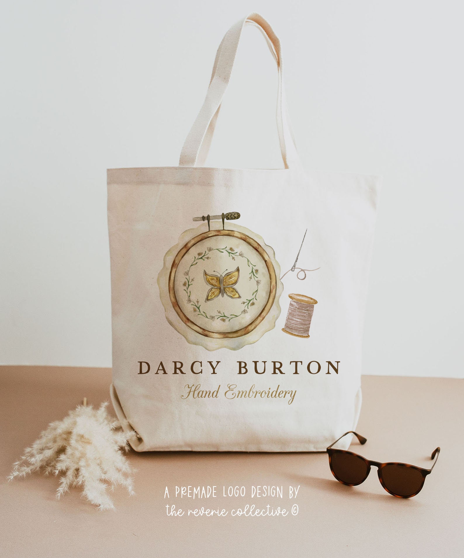 Embroidery Hoop Logo Sewing Logo Thread Logo Needle Logo Etsy