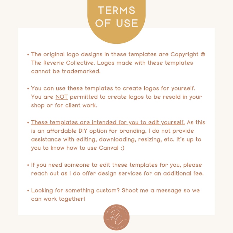 Retro Boho Logo Design Template: Editable Pastel Branding (canva) - Etsy