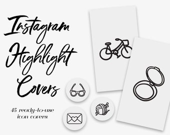 45 Light Gray Instagram Covers, Instagram Story Highlight Icons, iOS App Icons, iPhone Widgets, Instagram Highlights, Instagram Template