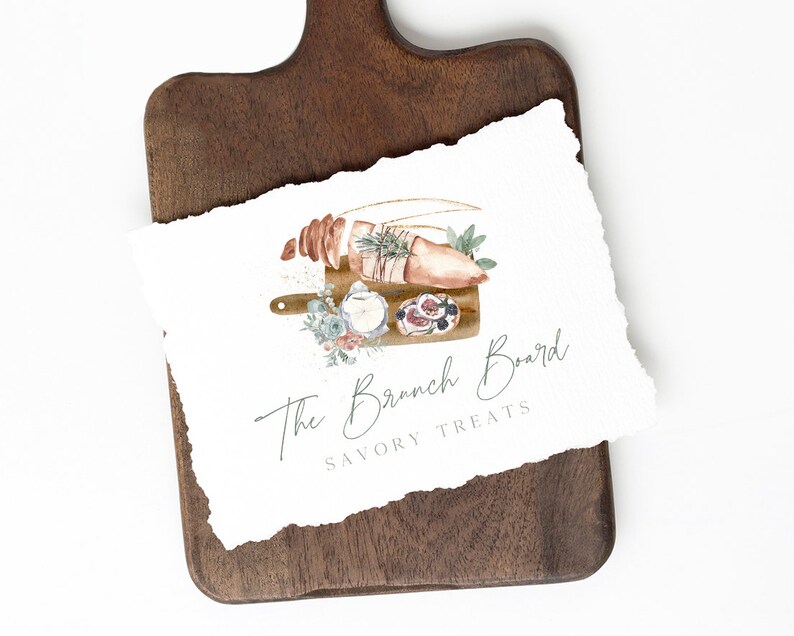 Charcuterie Board Logo Food Logo Bread Logo Cheese Logo | Etsy