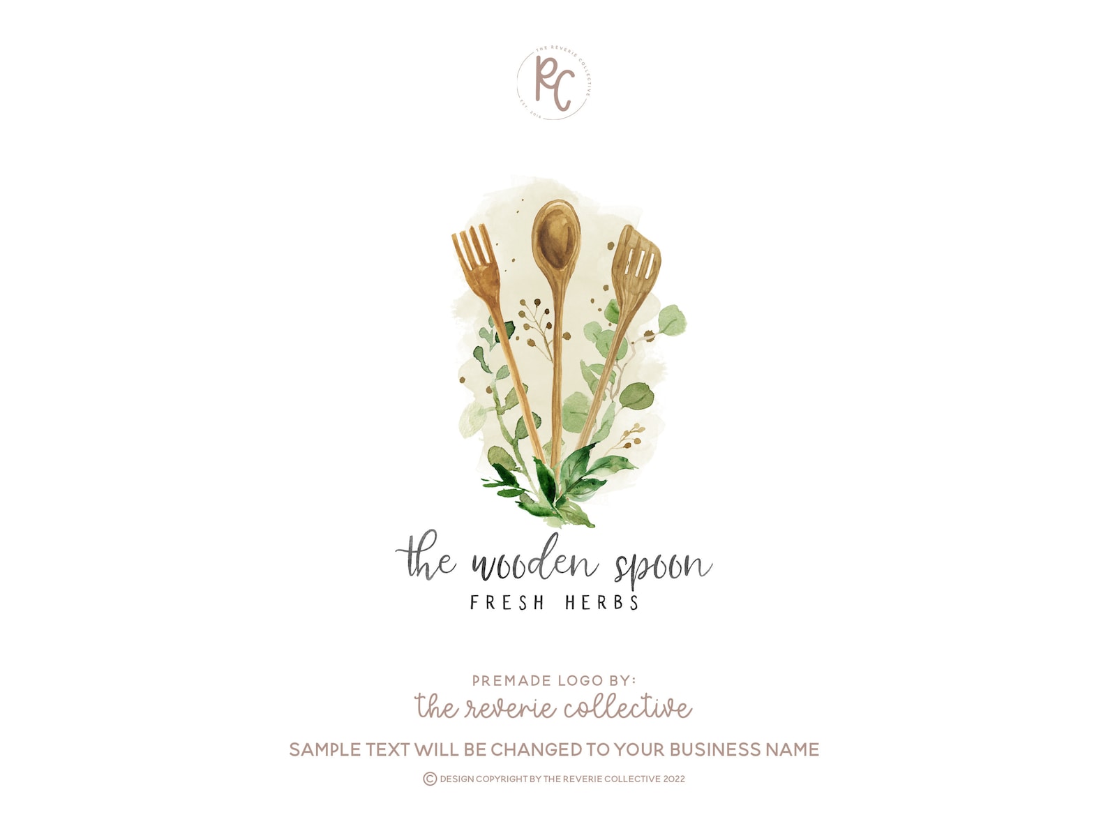Wooden Spoon Logo Herb Logo Kitchen Logo Cooking Logo Chef Etsy wooden-spoon-logo-herb-logo-kitchen-logo-cooking-logo-chef-etsy