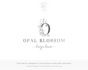 Initial Logo, Rustic Logo, Calligraphy Logo, Photography Logo, Shop Logo, Simple Logo, Country Logo, Premade Logo Design