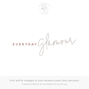 Boho Logo, Neutral Logo, Minimal Logo, Modern Logo, Handwritten Logo, Midcentury Logo, Bohemian Logo, Minimalist Logo, Premade Logo Design