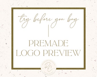 Premade Logo Design Preview: Try Before You Buy