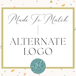 Alternate Logo Design, Secondary Brand Mark, Custom Identity Variation, Business Symbol Suite, Boutique Marketing Asset