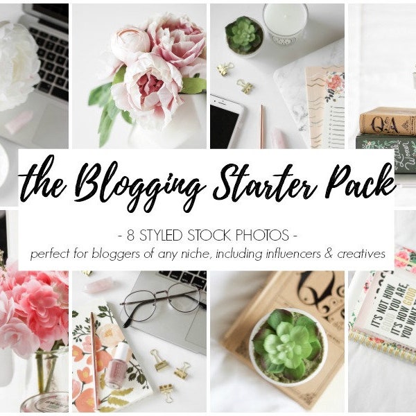 Styled Stock Photos | The Blogging Stock Photo Starter Pack | Blog stock photo, stock image, stock photography, blog photography