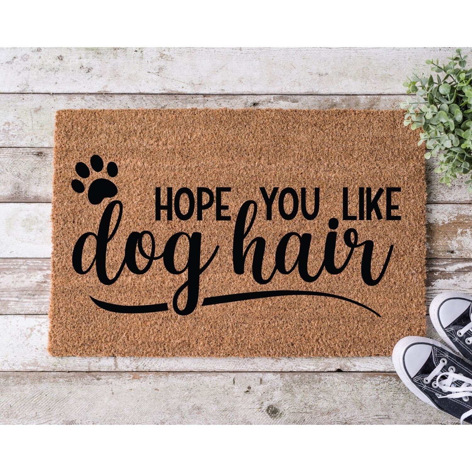 Welcome Hope You Like Dog Hair Doormat, Housewarming Gift, Home Decor,  Front Door, Funny Door Mat, Outdoor Mat - Yahoo Shopping