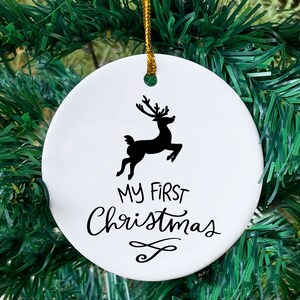 My First Christmas | Baby Keepsake Ornament | Baby Ornament| Personalized Ornament| Christmas Ornamet
