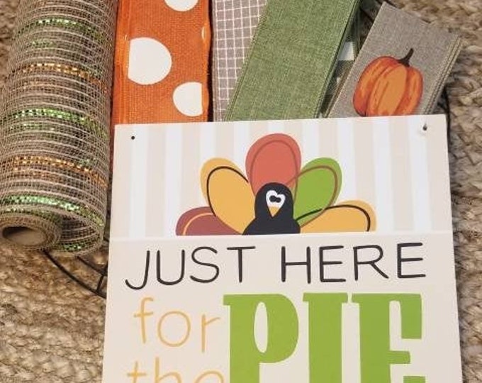 Fall Wreath Kit Fall Wreath Pumpkin Wreath Rustic Wreath Etsy