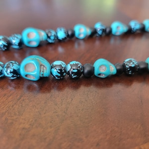 Beautiful Skull Beaded Necklace/Lanyard for Eyeglasses or Sunglasses