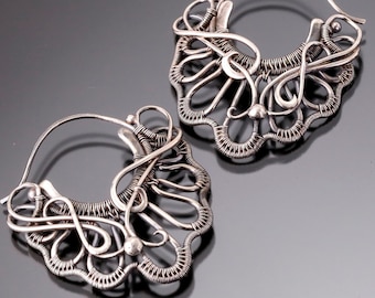 Butterfly Hoop Earrings Tutorial-digitale PDF