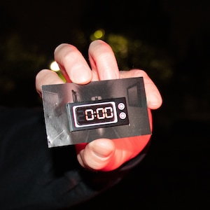 P.T. x GV: Clock Lenticular Enamel Pin