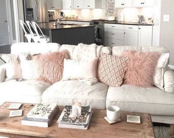 Soft Pink Pillow Etsy