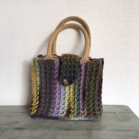 crochet hand purse