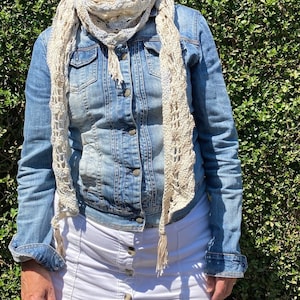Crochet Cotton Shawl Triangle, Crochet Shawl, Large Cotton Shawl, Crochet Shawl