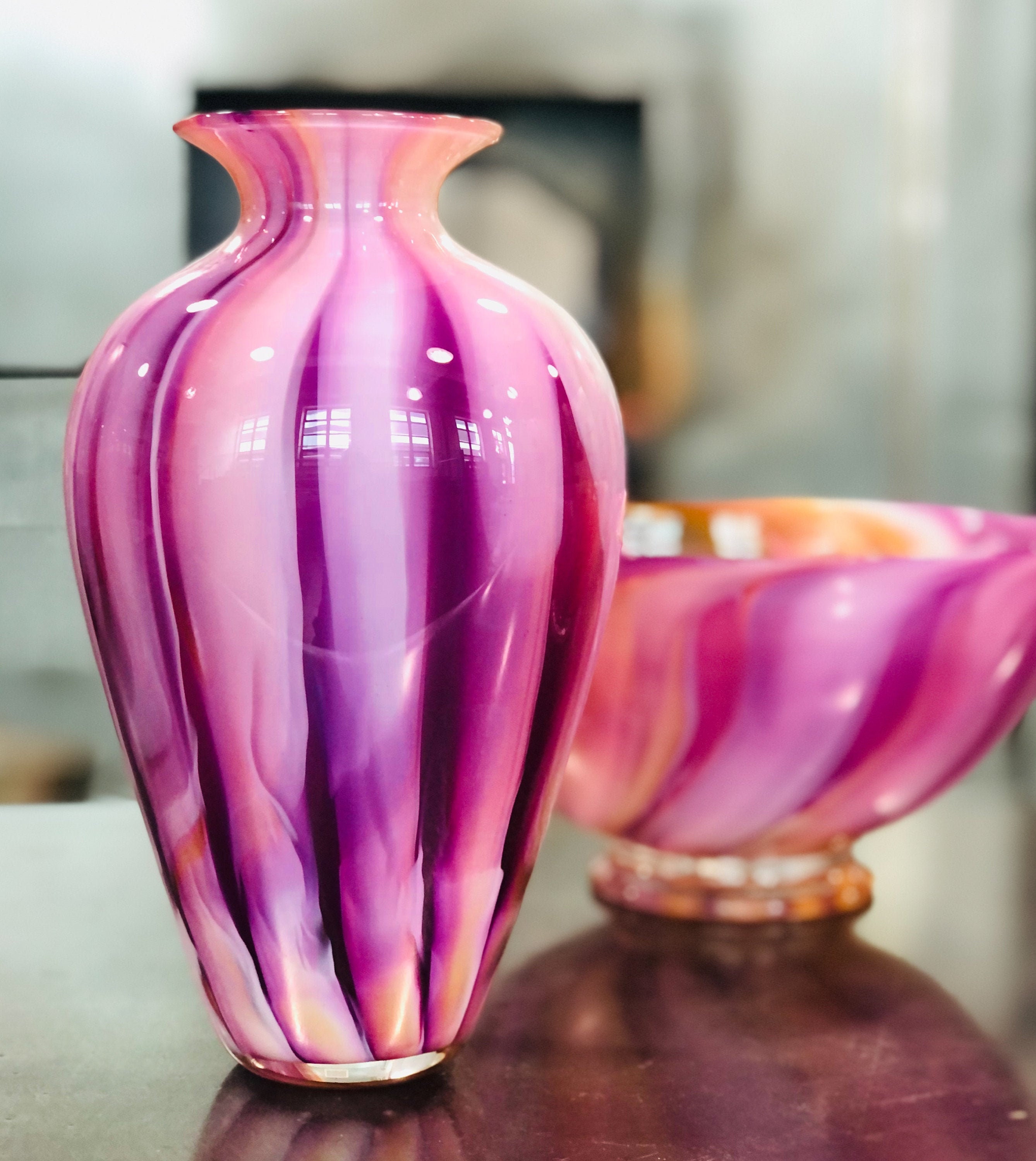 Steuben Pink Glass - Etsy