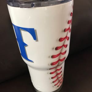 baseball yeti cup, baseball Ozark tumbler, baseball mom, baseball gifts, baseball yeti mug, baseball yeti image 2