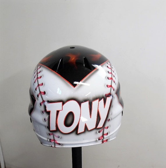 Airbrush baseball helmets near me 2025