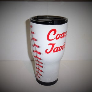 baseball yeti cup, baseball Ozark tumbler, baseball mom, baseball gifts, baseball yeti mug, baseball yeti image 4