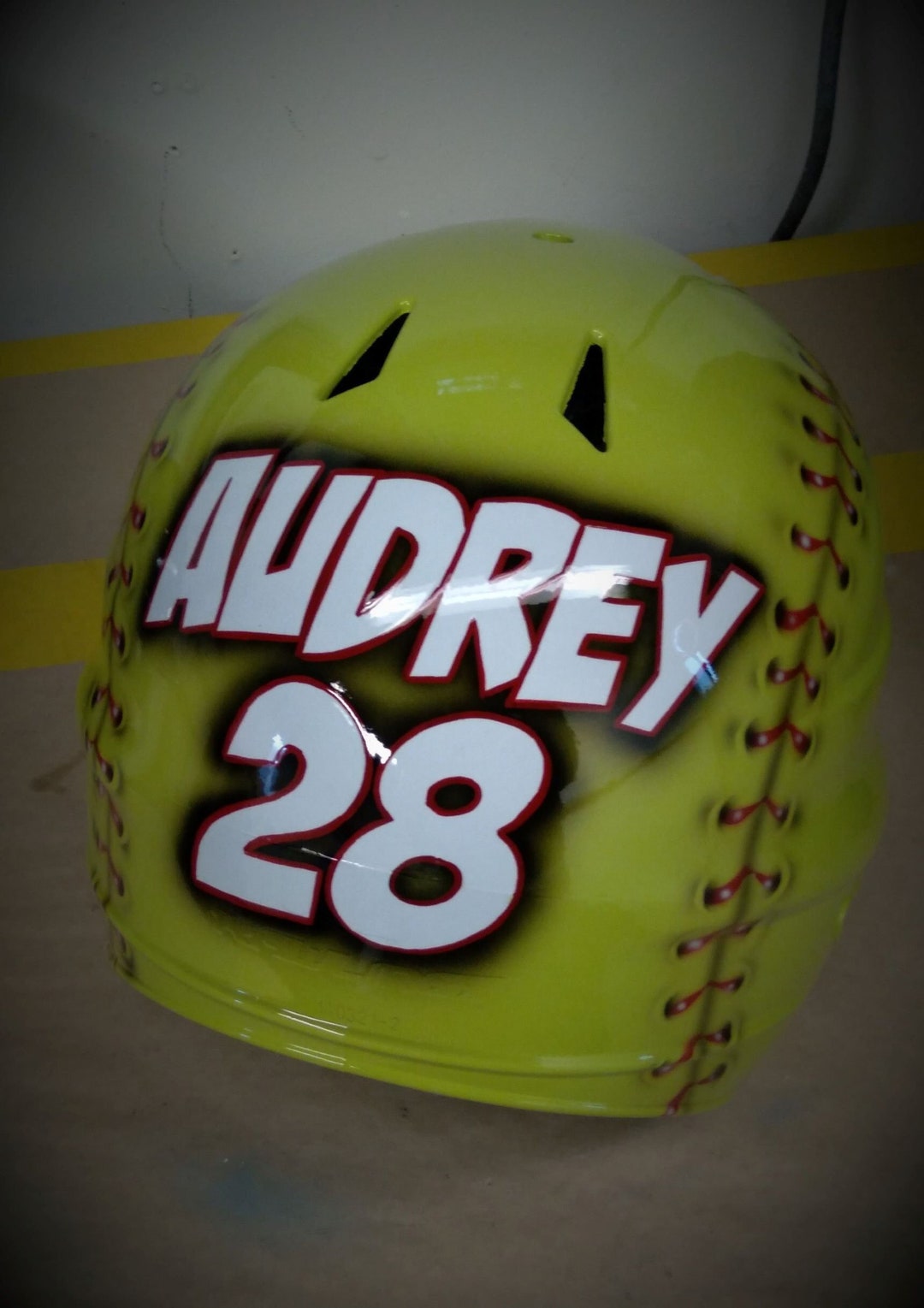 Softball Helmet Batting Helmet Custom Batting Helmet Etsy