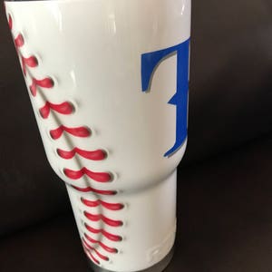 baseball yeti cup, baseball Ozark tumbler, baseball mom, baseball gifts, baseball yeti mug, baseball yeti image 1