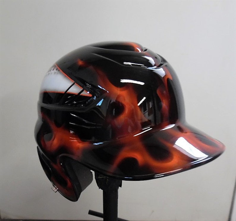 Airbrushed Batting Helmets Personalized Batting Helmets Etsy