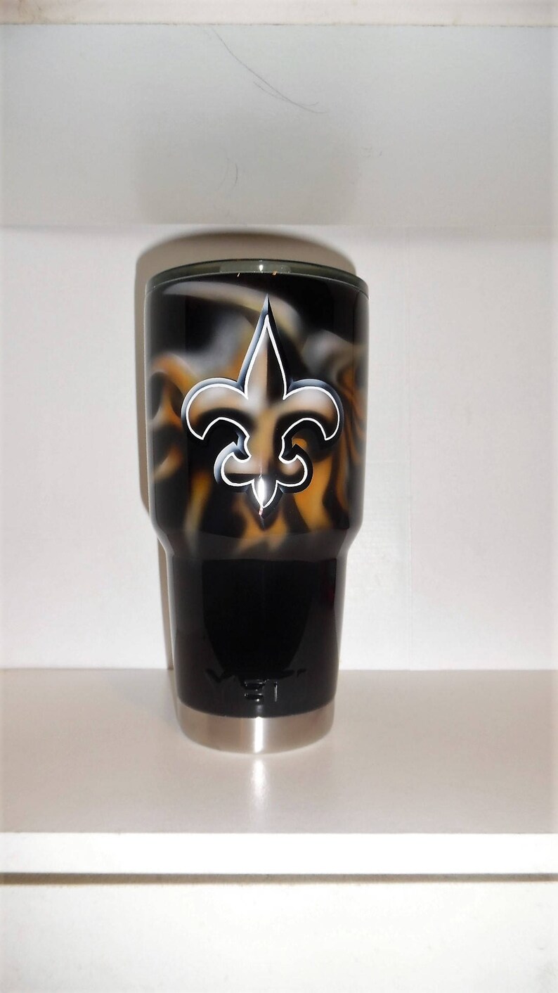 New Orleans Cup Football Gift Personalized Yeti New Orleans Etsy