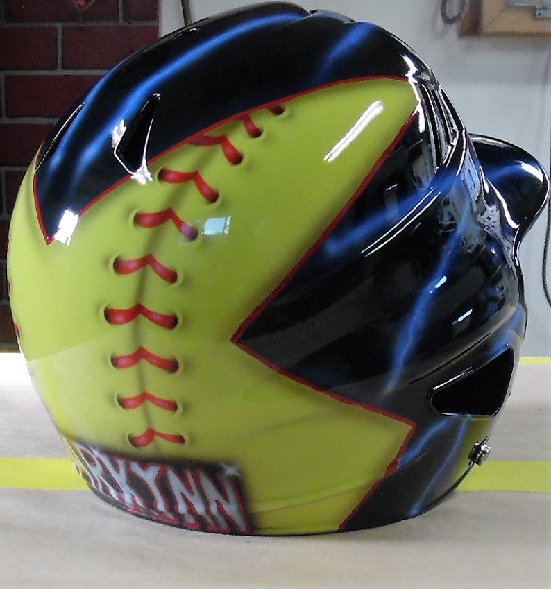 Airbrushed Batting Helmets Personalized Batting Helmets Etsy