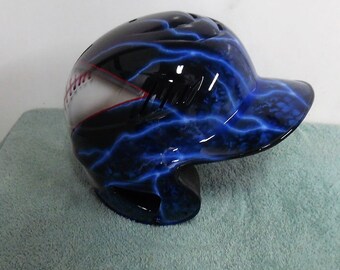 Accessoires Hoeden & petten Helmen Sporthelmen Airbrushed Batting helmet 
